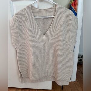 Women’s Cream Sweater Vest